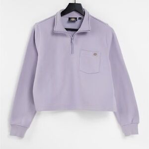 Dickies Light Purple Quarter-Zip Sweater
